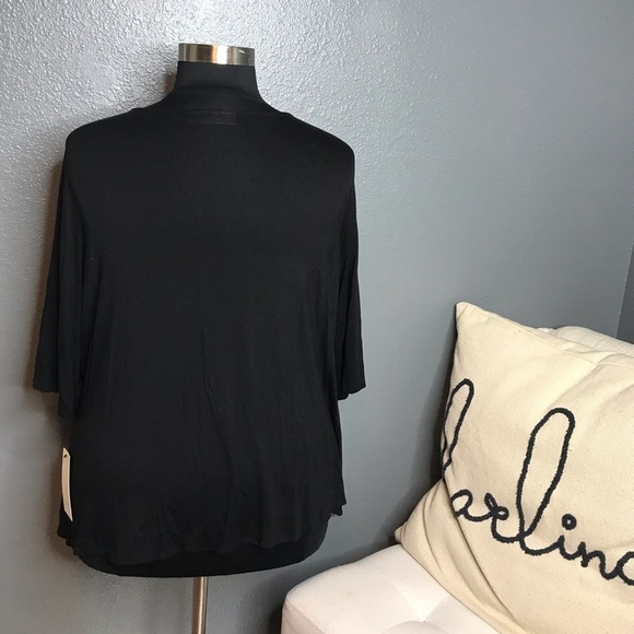 NWT Sejour purple and black top size 2X - Picture 3 of 4